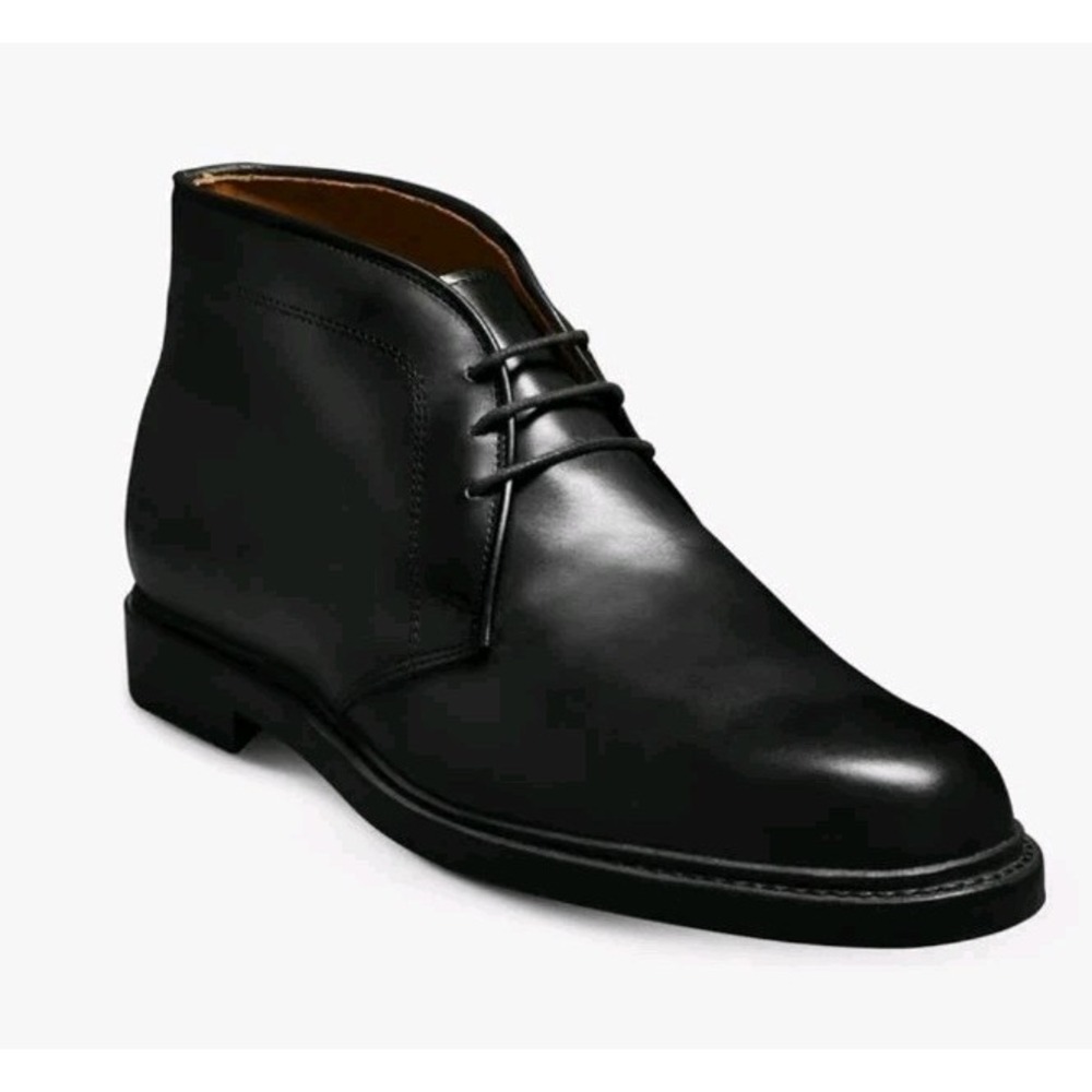 Allen Edmonds Dundee 2.0 Black Chukka Boots 9.5 Hand Made USA Goodyear Cordovan
